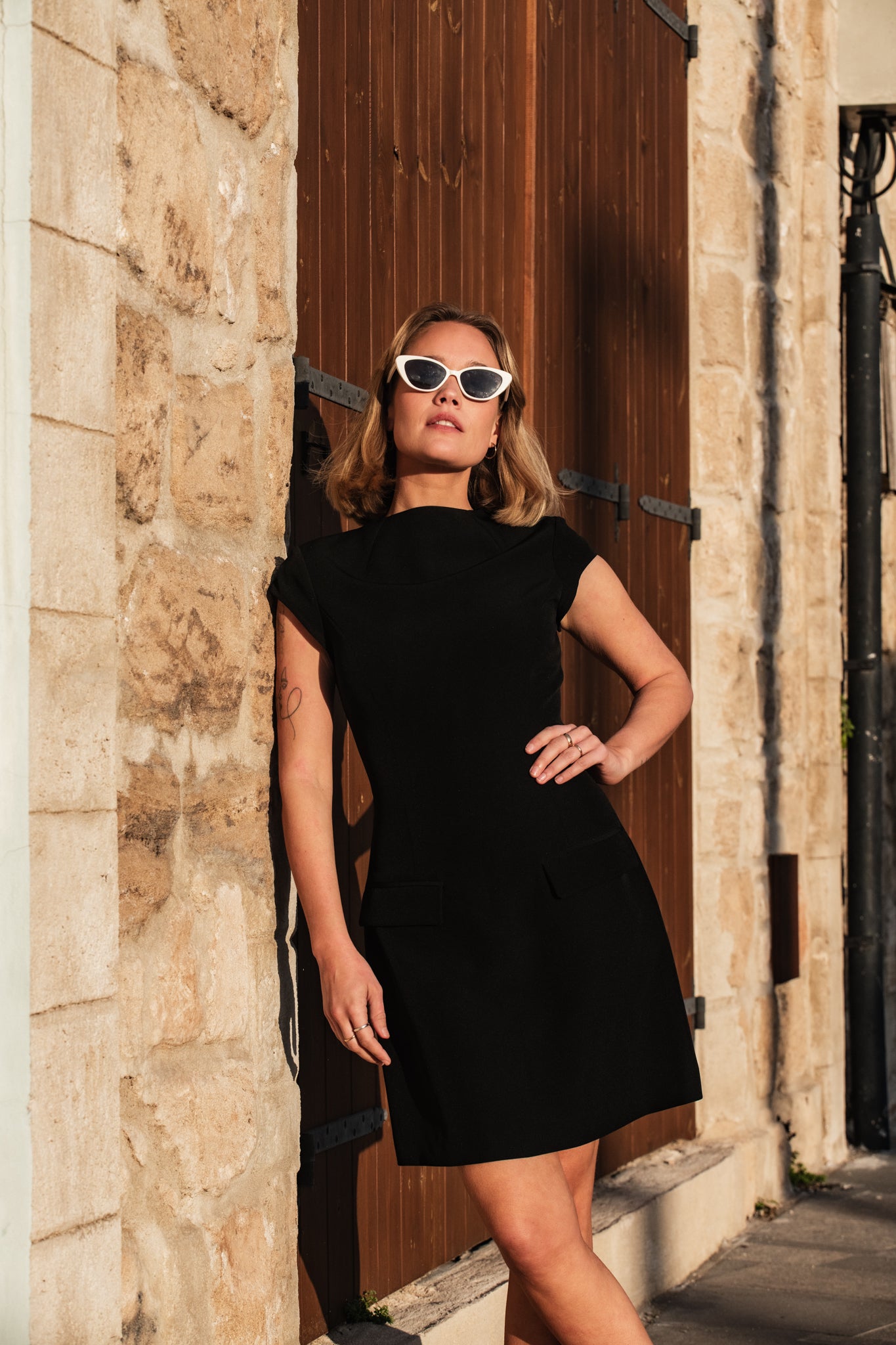 VMAGNES Short Dress - Black